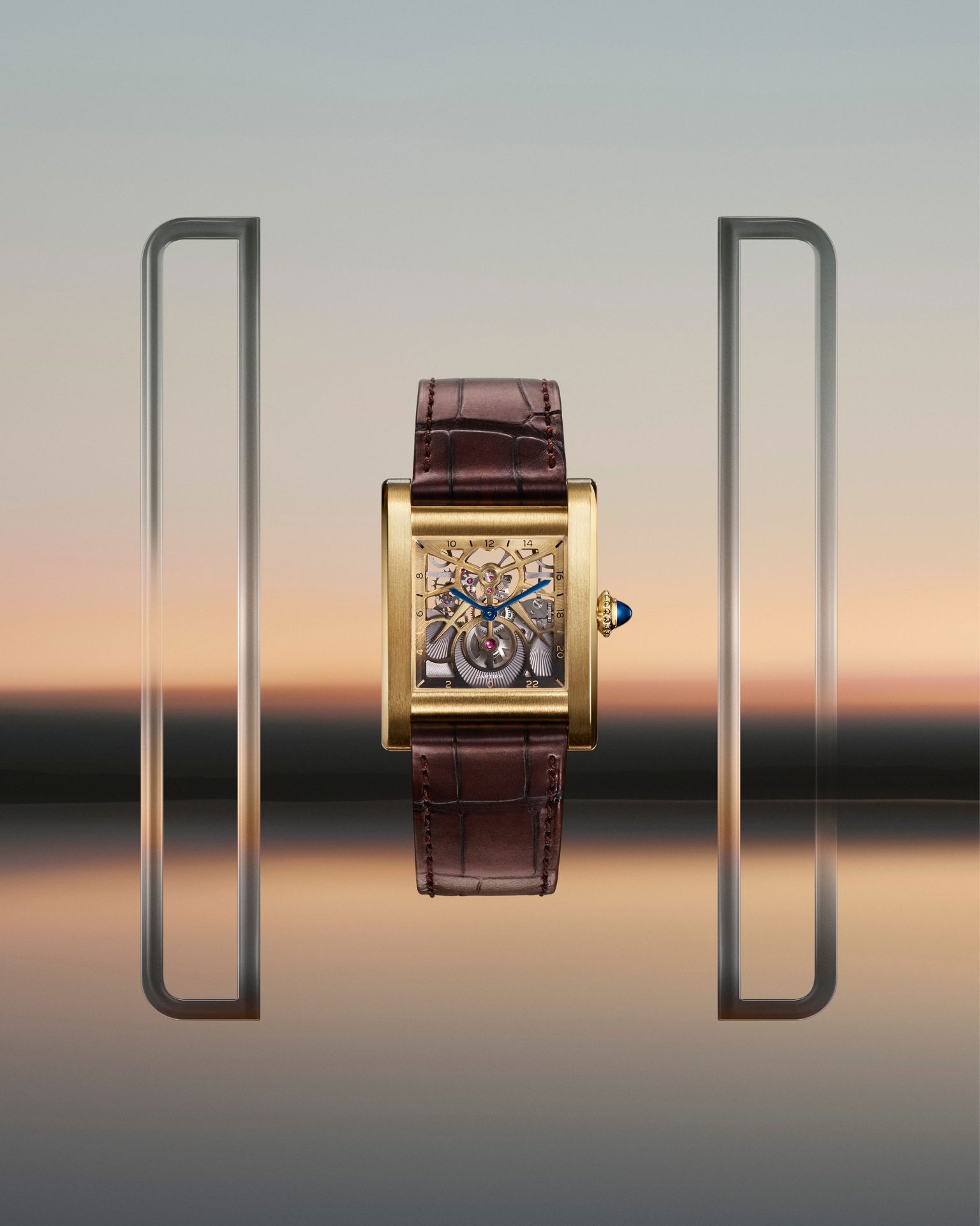 Reloj esqueletado de Cartier