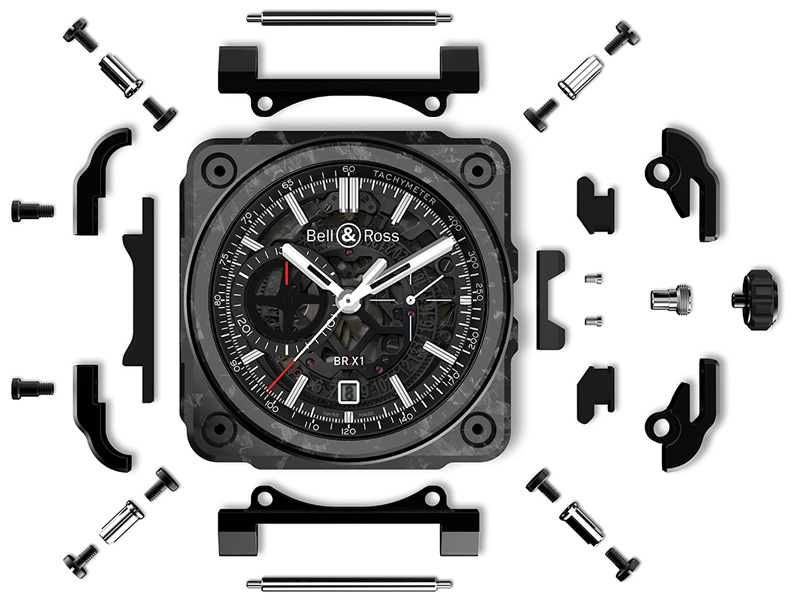 Bell_and_Ross_BR-X1_Skeleton_Chronograph_Carbon_Forge_Exploded_Case_1