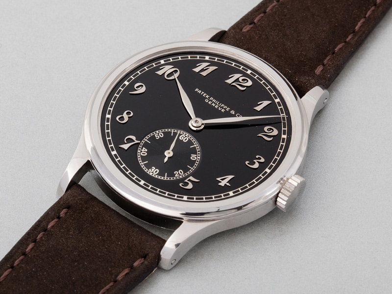 Patek Philippe Calatrava Ref. 530. Manual, cal. 12'''-120, 18 rubíes, 36.5 mm. De 1941. Cifras Breguet. Precio estimado 307,000/615,000 dólares Precio final: 1,479,000 dólares