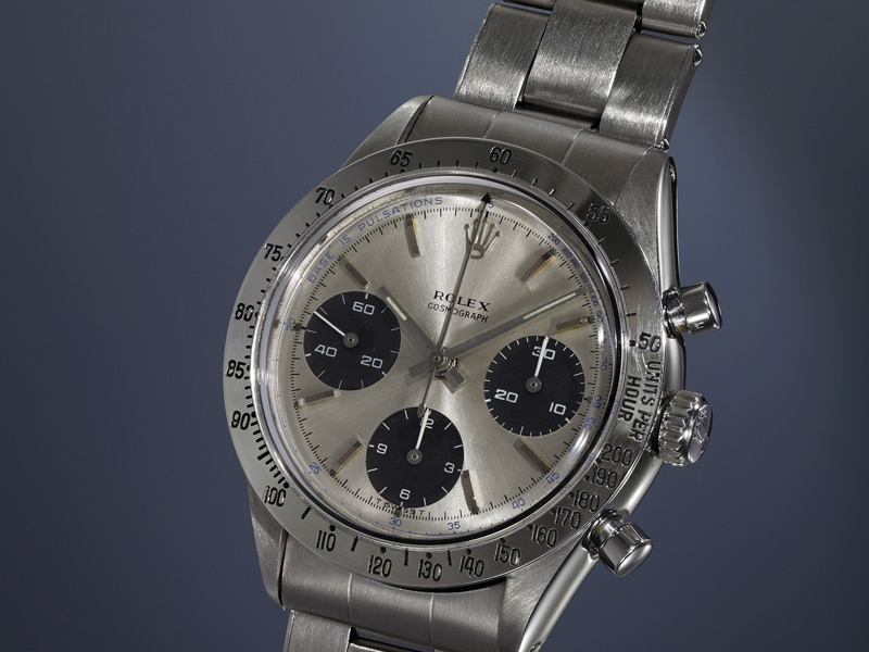 rolex cosmograph The doctor Acero, 36.5 mm, manual, calibre 722-1, 17 rubíes. De 1966. Precio estimado: 358,000/718,000 dólares Precio final: 1,112,000 dólares.