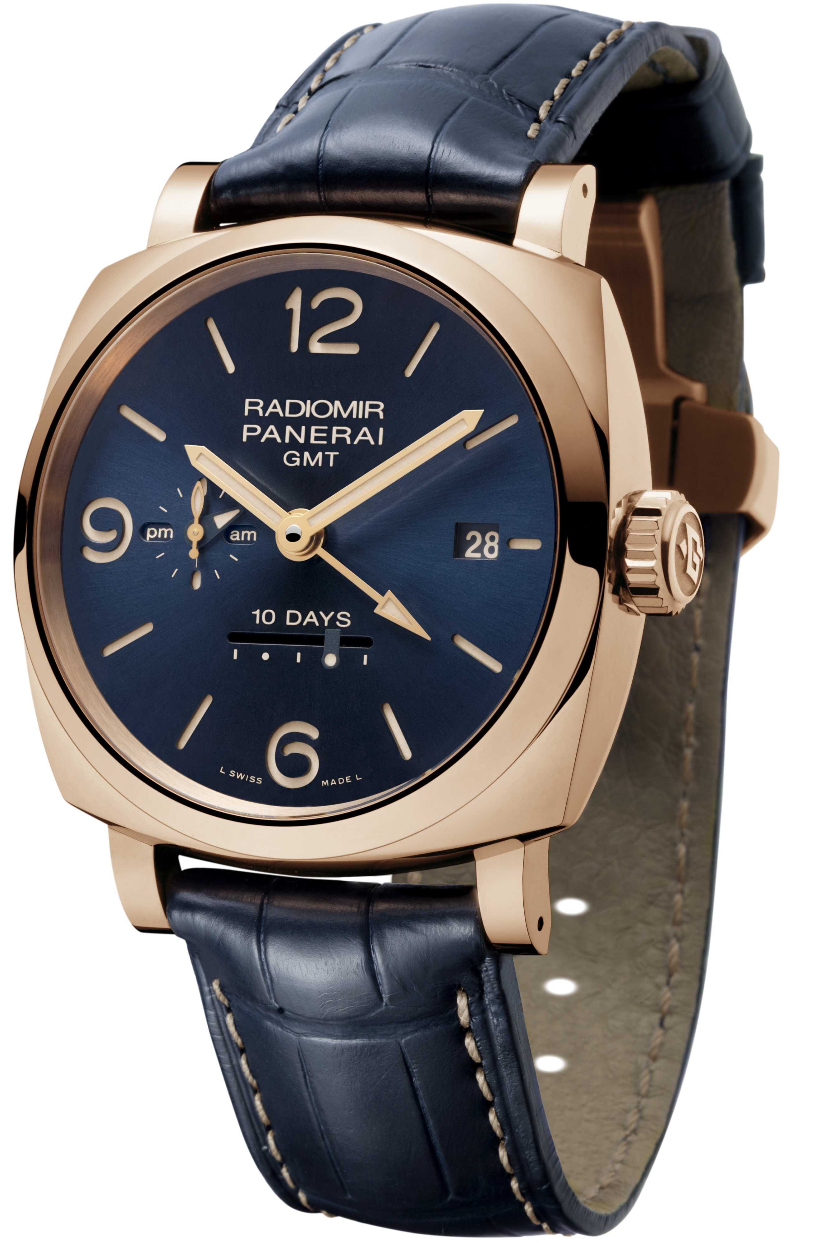 Radiomir 1940 10 Days GMT Automatic Oro Rosso.