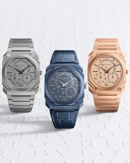 El Octo Finissimo Perpetual Calendar se viste de azul.
@bvlgari presenta por primera vez una versión monocromática en titanio azul de una de las piezas más emblemáticas de su colección récord. 

#TiempoDeRelojes #Bvlgari #OctoFinissimo