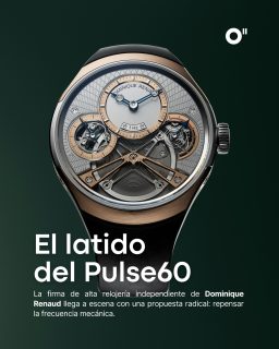 @dominique.renaud presenta Pulse60, un reloj que desafía las reglas de la Alta Relojería.
En lugar de buscar mayores frecuencias, esta pieza apuesta por un movimiento de 1 Hz, inspirado en el ritmo del corazón, acompañado de soluciones mecánicas que abren nuevas posibilidades para el órgano regulador.
#TiempoDeRelojes #DominiqueRenaud #Pulse60