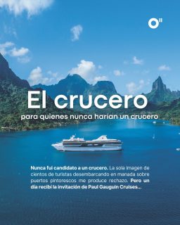 #TDRStyle | @paulgauguincruises se siente más como un hotel boutique móvil que como un crucero. Lee la crónica de una aventura con ellos en la Polinesia Francesa en el link de nuestra bio.