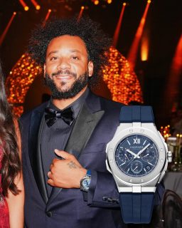 #WatchSpotting | @marcelotwelve apareció en la Football Legends Gala Dinner con un @chopard Alpine Eagle XL Chrono en Lucent Steel.

#TiempoDeRelojes #Marcelo #Chopard
