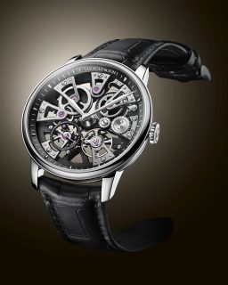 @arnoldandson renueva su colección Nebula con el Nebula 40 Steel, ahora con una caja de acero de 40 mm que deja todo el protagonismo a su arquitectura esqueletizada.
En su interior, el calibre manual A&S5201 despliega siete puentes funcionales dispuestos de forma simétrica y dos barriletes en serie que ofrecen 90 horas de reserva de marcha. Llega en dos versiones: Black y Golden, esta última limitada a solo 88 piezas.
#TiempoDeRelojes #ArnoldAndSon #Nebula40Steel