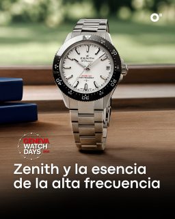 #GenevaWatchDays | @zenithwatches nos sorprendió con un Chronomaster de tres agujas enfocado en ser un cómplice de la vida diaria. Sin indicación de cronógrafo, el nuevo Chronomaster Solo Sport enfatiza lo que define al movimiento El Primero más allá de la medición: la cadencia de alta frecuencia, la precisión y la sensación en la muñeca.
#TiempoDeRelojes #Zenith #ElPrimero