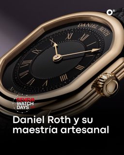 #GenevaWatchDays | El nuevo @danielrothofficial Extra Plat Rose Gold Gilt recupera una técnica poco común: los números romanos, la firma y el número individual aparecen directamente desde la base de oro macizo de la carátula.
En su interior late el calibre manual DR002, mientras que la pieza se fabrica en La Fabrique du Temps Louis Vuitton, bajo la supervisión de Michel Navas y Enrico Barbasini.
#TiempoDeRelojes #DanielRoth #ExtraPlat