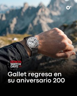 #GenevaWatchDays | 200 años de historia y varios íconos de regreso. @galletwatch celebra su bicentenario recuperando algunos de los relojes que marcaron distintas etapas de la marca.
Desde el Flying Officer, nacido en 1939 para acompañar los primeros viajes internacionales, hasta los Multichron Pilot y Sport, además del Multichron Yachting Big Eye, la firma vuelve a mirar sus archivos para llevarlos a la relojería actual.
Los conocimos y nos los probamos durante Geneva Watch Days 2026. ¿Con cuál se quedan?
#TiempoDeRelojes #Gallet