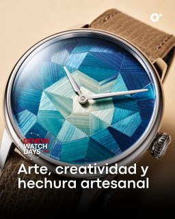 #GenevaWatchDays | @louiserardofficial lleva la marquetería de paja a la muñeca con el nuevo Marqueterie de Paille, una edición limitada de 25 piezas creada junto al artista portugués Bernardo d’Orey. Su carátula Broken Ice, en distintos tonos de azul, está realizada a mano con paja de centeno y requiere alrededor de 12 horas de trabajo para completarse.
La composición reúne 28 secciones individuales, cada una con distinta forma, tamaño y orientación de las fibras. El resultado cambia con la luz y, debido a las variaciones naturales del material, cada una de las 25 carátulas es única. Todo se presenta en una caja de acero pulido de 39 mm, equipada con el calibre automático Sellita SW261-1, visible a través del fondo de zafiro.
#LouisErard #TiempoDeRelojes