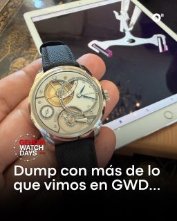 Un poco más de lo que vimos en Geneva Watch Days. 👀
#TiempoDeRelojes #GenevaWatchDays