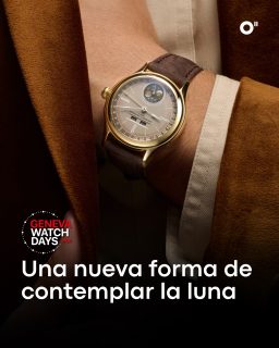 #GenevaWatchDays | @laurent_ferrier presenta el Classic Moon Dusk – Série Atelier, una interpretación cálida y muy especial de su calendario anual con fase lunar.
La carátula juega con tonos arena y dorados, mientras que el disco lunar en obsidiana dorada está grabado y pintado a mano para dar vida a lunas y estrellas con un acabado realmente especial.
En su interior late el calibre manual LF126.02, visible a través del fondo de la caja. Una edición limitada a solo 20 piezas.
#TiempoDeRelojes #LaurentFerrier #ClassicMoonDusk