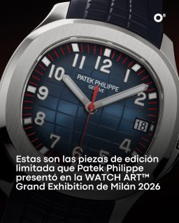 Con motivo de la WATCH ART Grand Exhibition - Milán 2026, @patekphilippe presentó siete ediciones limitadas creadas exclusivamente para el mercado italiano, desde nuevas interpretaciones del Aquanaut y el Calatrava hasta complicaciones mayores y piezas de Alta Artesanía.
Entre ellas destacan el Aquanaut 5167A-014, limitado a 250 piezas; el cronógrafo con calendario perpetuo instantáneo 5978P-010, limitado a 120; y dos extraordinarias referencias 5531G, con repetición de minutos, Hora Universal y carátula de esmalte cloisonné que representan el centro de Milán de día y de noche, limitadas a solo 5 piezas cada una.
Siete relojes, siete formas de celebrar a Milán.
#TiempoDeRelojes #PatekPhilippe #WatchArtGrandExhibition #Milano2026