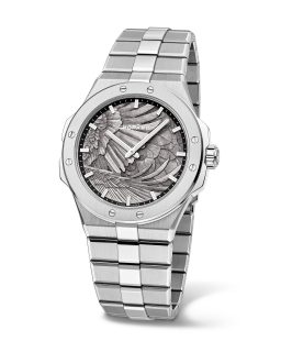@chopard presenta el Alpine Eagle 41 XP TimeForArt 2026 Edition 3, una creación one-of-a-kind en Lucent Steel cuya carátula de oro blanco fue grabada completamente a mano con un motivo inspirado en el movimiento del ala de un águila. El trabajo requirió al menos 80 horas de artesanía.
En su interior late el calibre automático L.U.C 96.17-L, con microrrotor y 65 horas de reserva de marcha, todo en una caja de 41 mm y solo 8 mm de grosor.
La pieza fue creada exclusivamente para TimeForArt 2026, subasta benéfica que destina el 100% de lo recaudado al apoyo del arte contemporáneo.
#TiempoDeRelojes #Chopard #AlpineEagle #TimeForArt