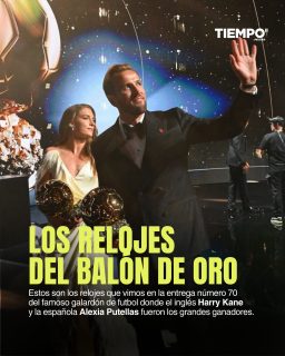 #WatchSpotting | Estos son los relojes que vimos en la entrega 70 del #BalónDeOro.