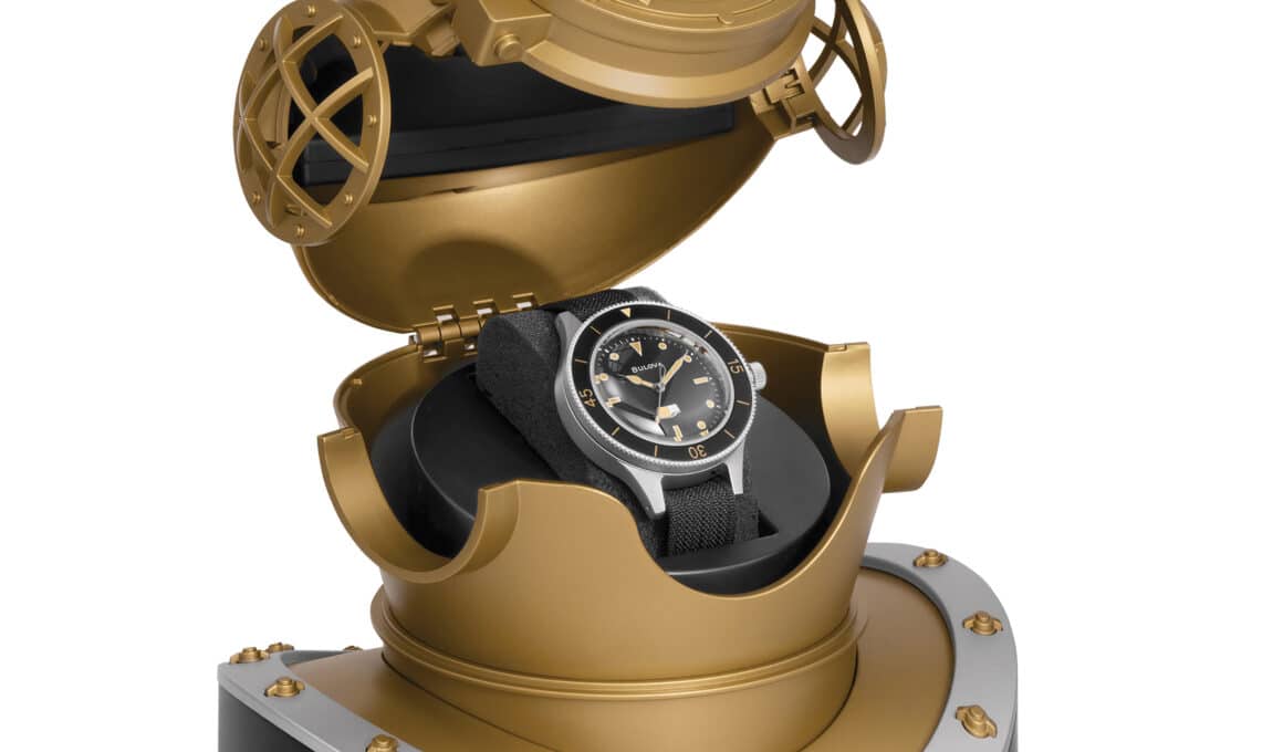 Estuche de Bulova abierto