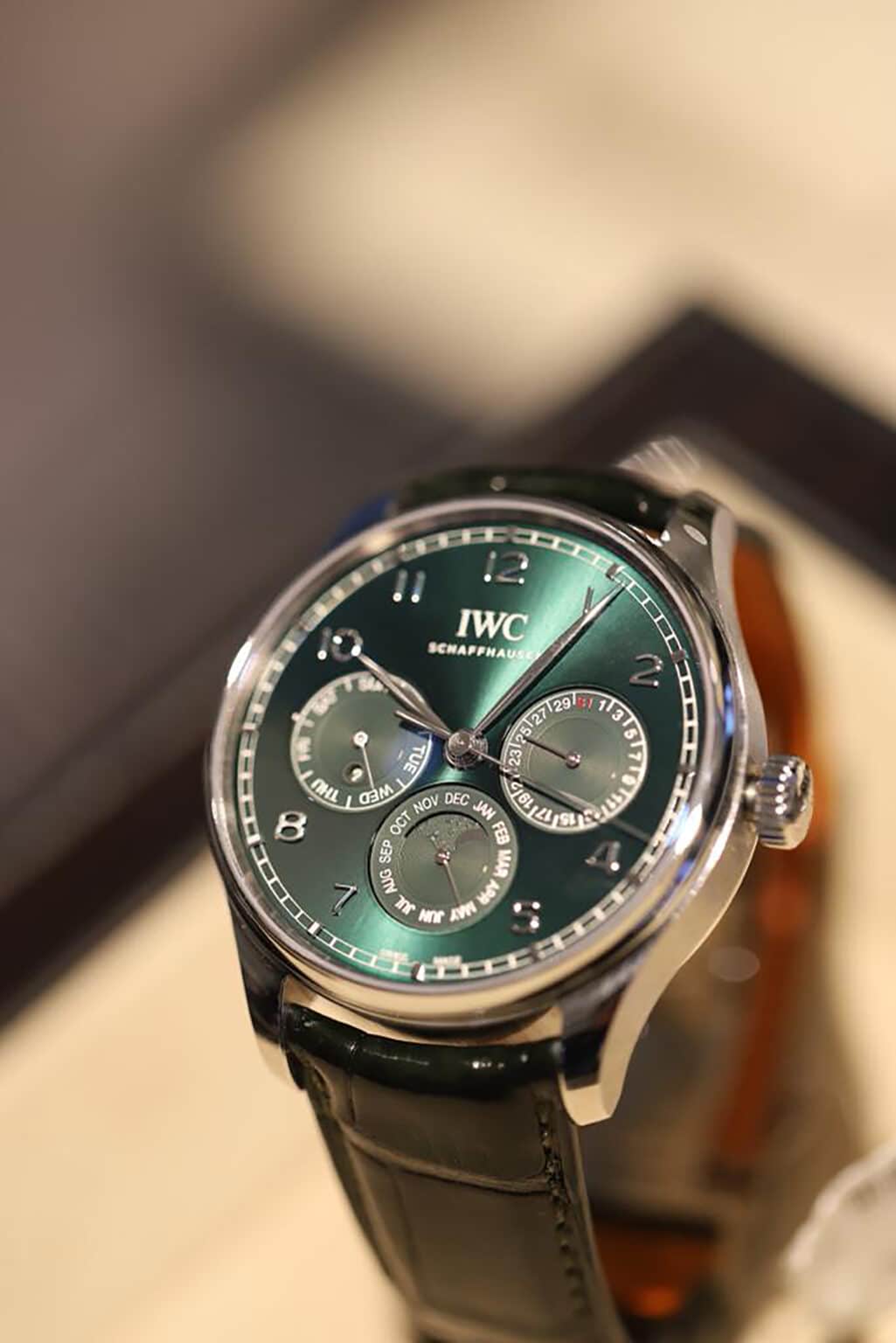 Boîte De Voyage IWC Neuve - Noir - Étui Pour Montre Haut De Gamme