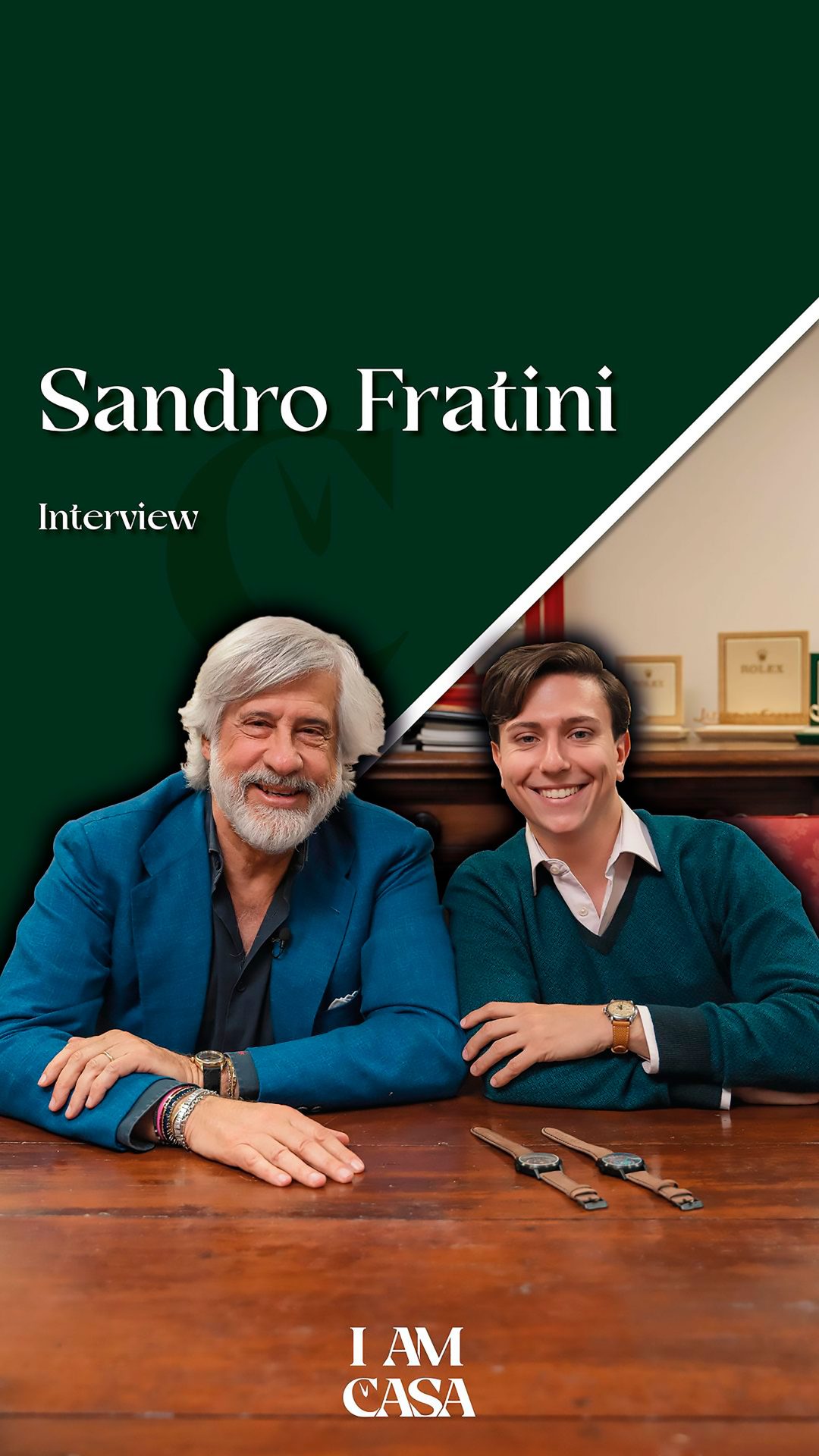 Andrea Casagleno con Sandro Fratini