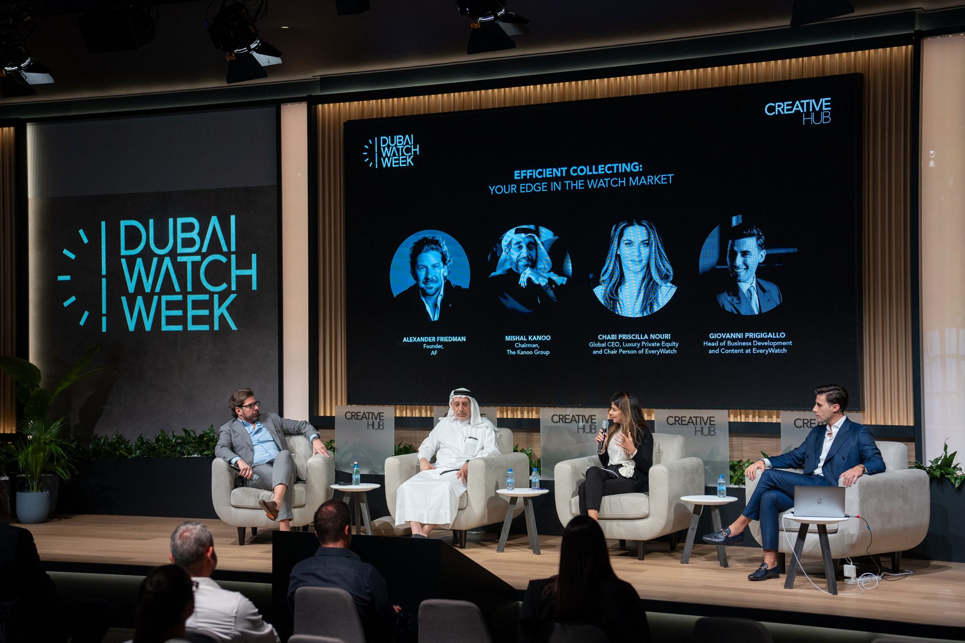 Presentación de EveryWatch durante la Dubai Watch Week

