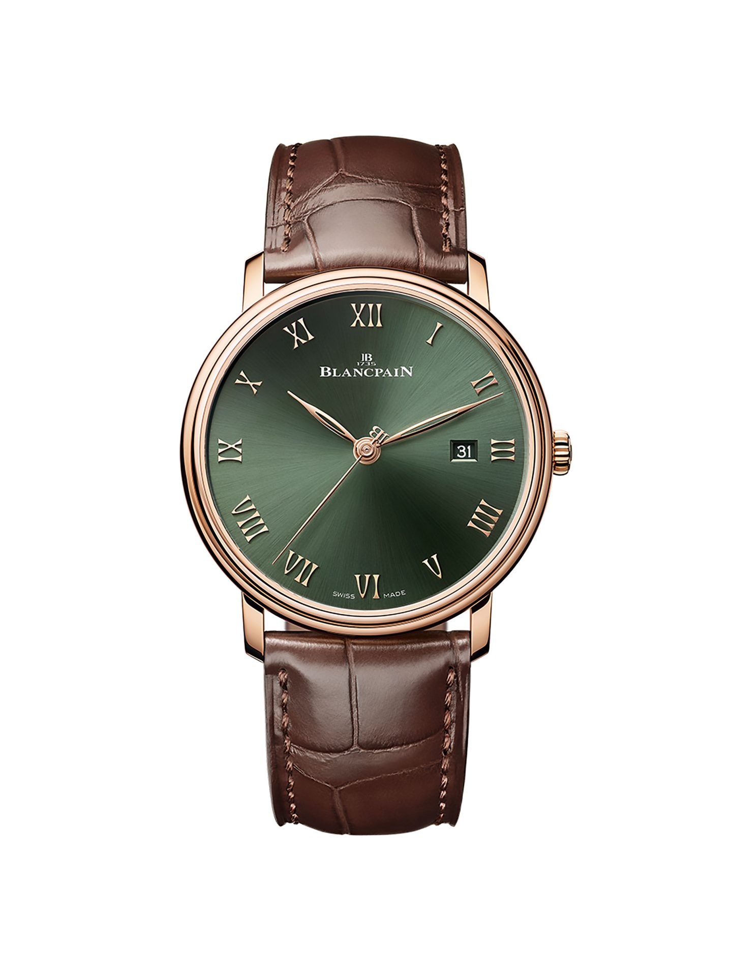 Blancpain Villeret Extraplate verde