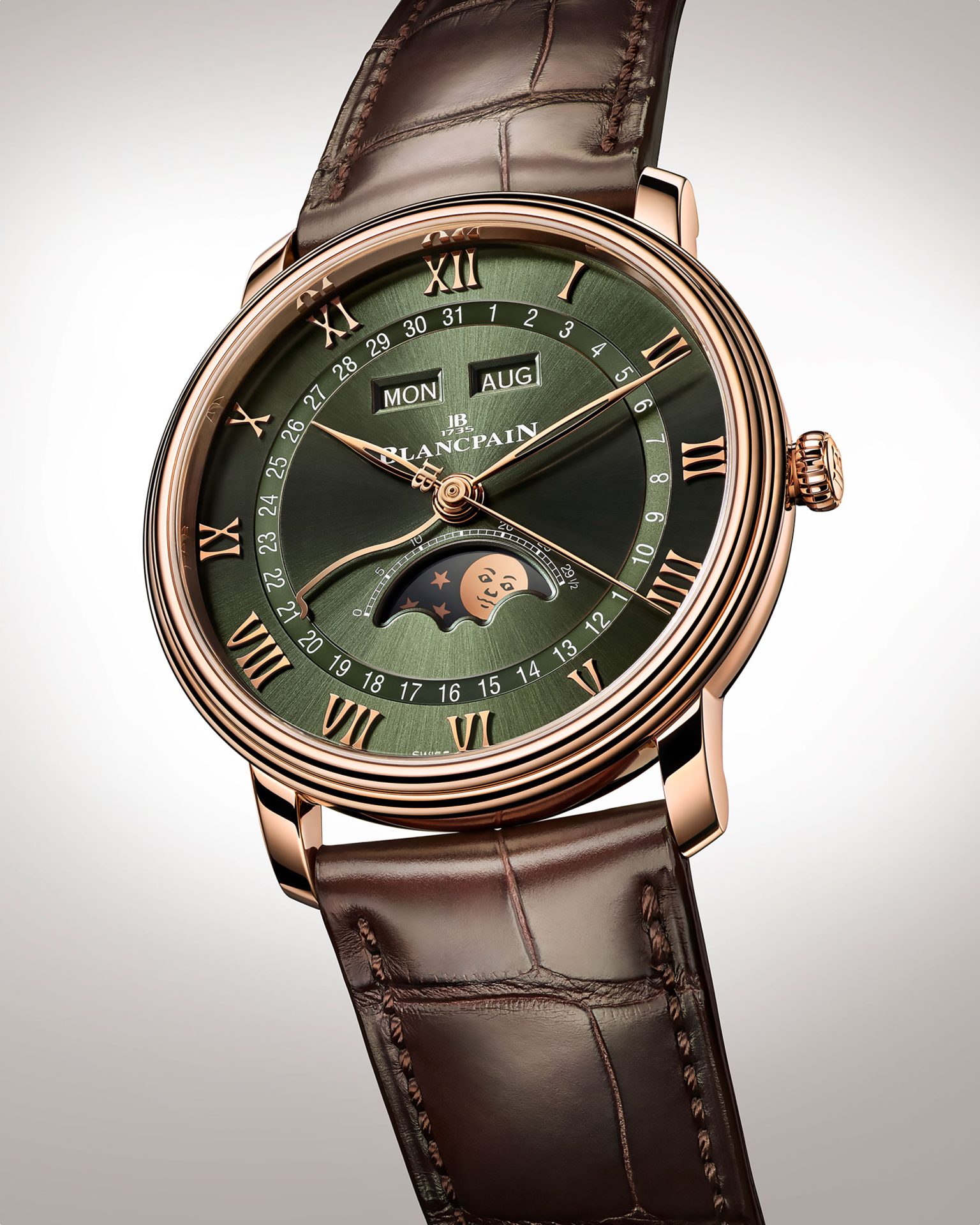 Blancpain Villeret Quantième Complet verde