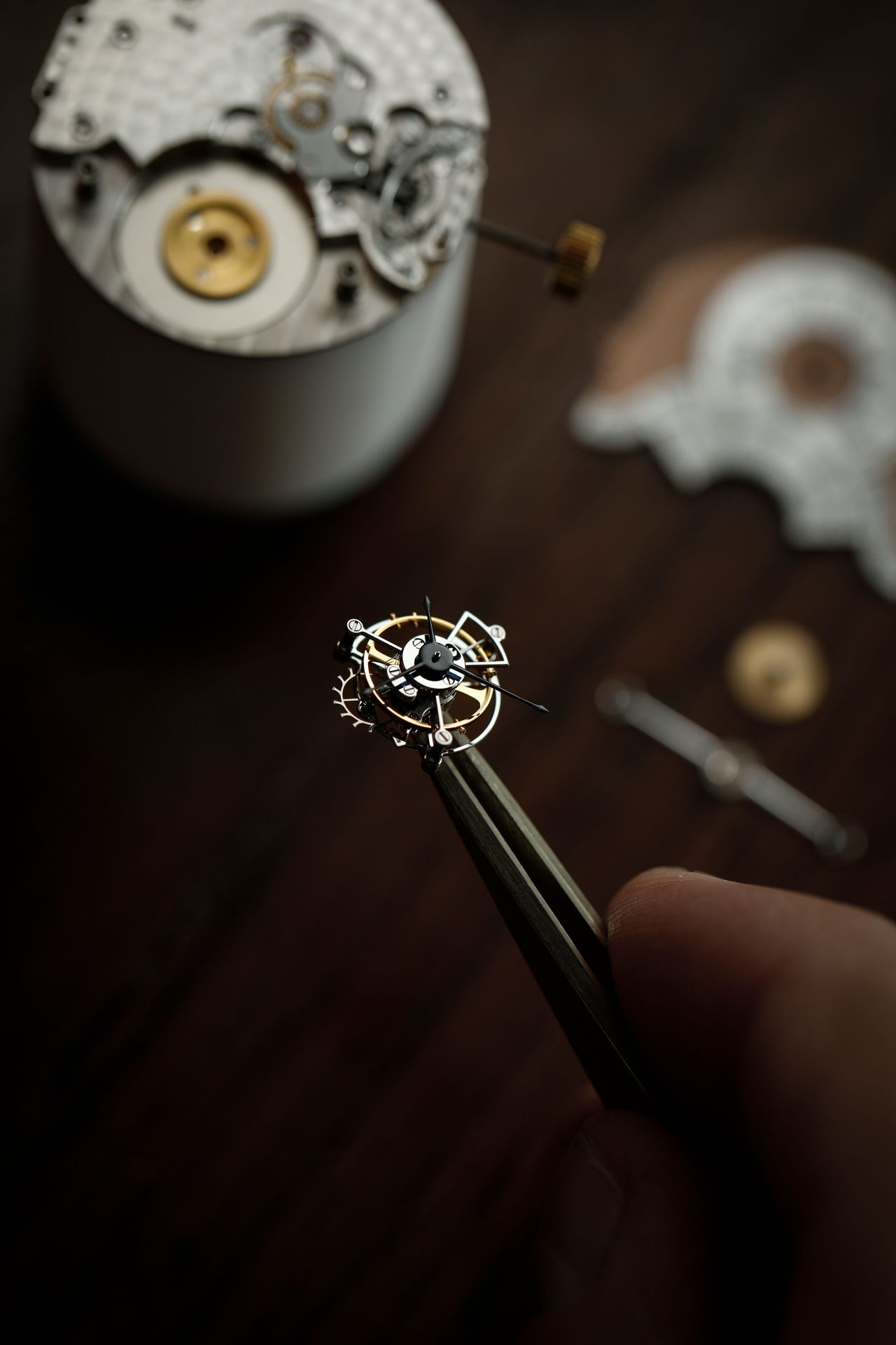 Primer plano de Tourbillon