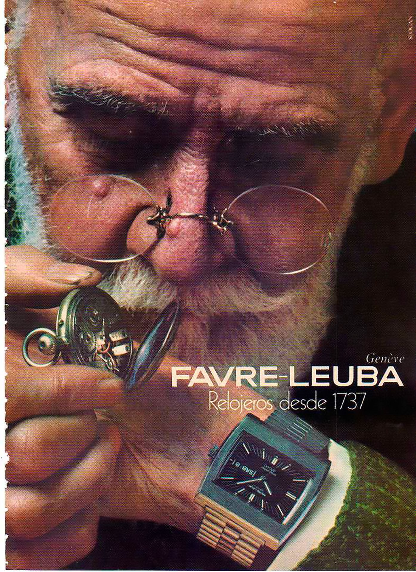 Publicidad de Favre-Leuba