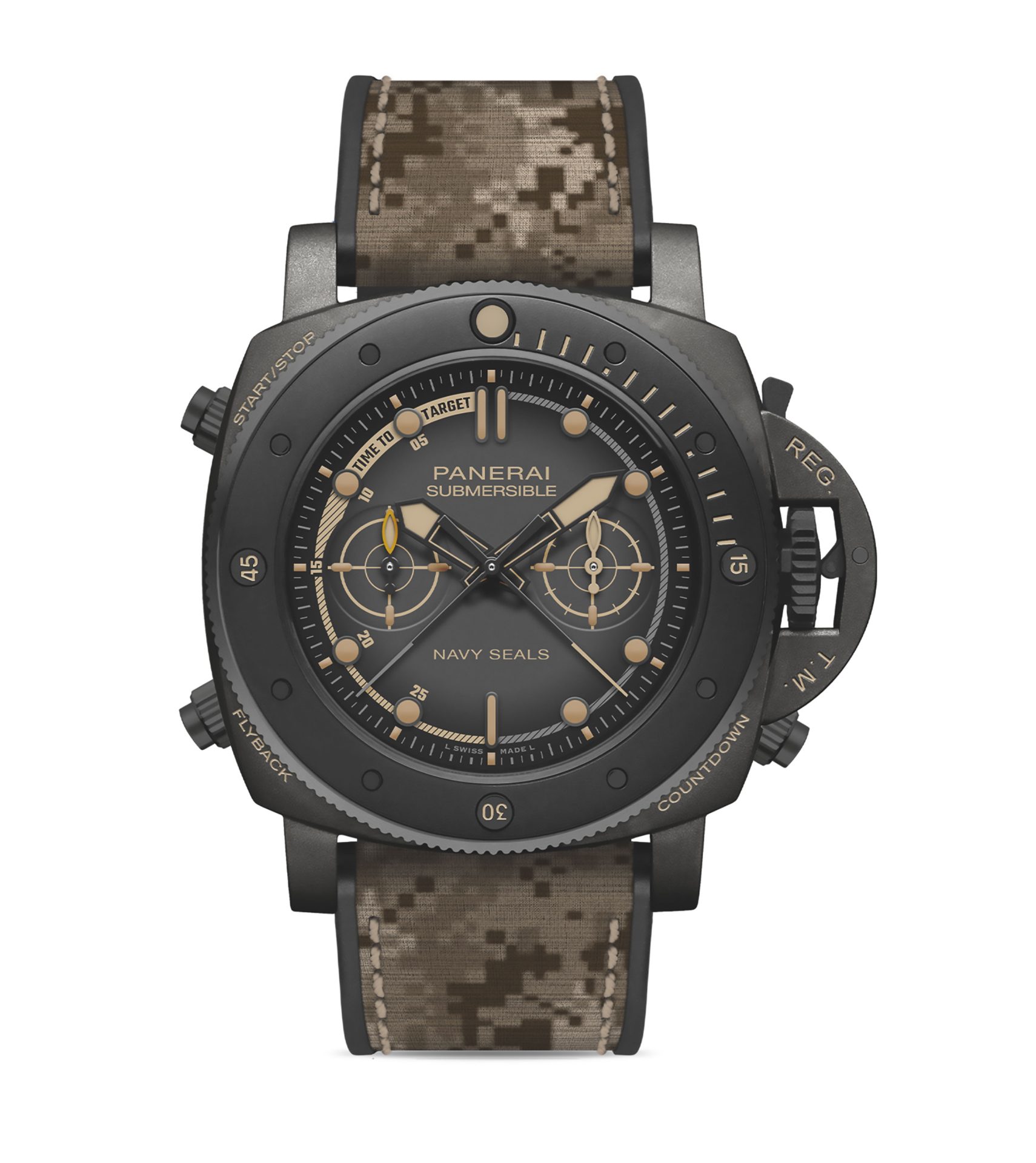 Panerai Submersible Chrono Navy SEALs Titanio PAM01521