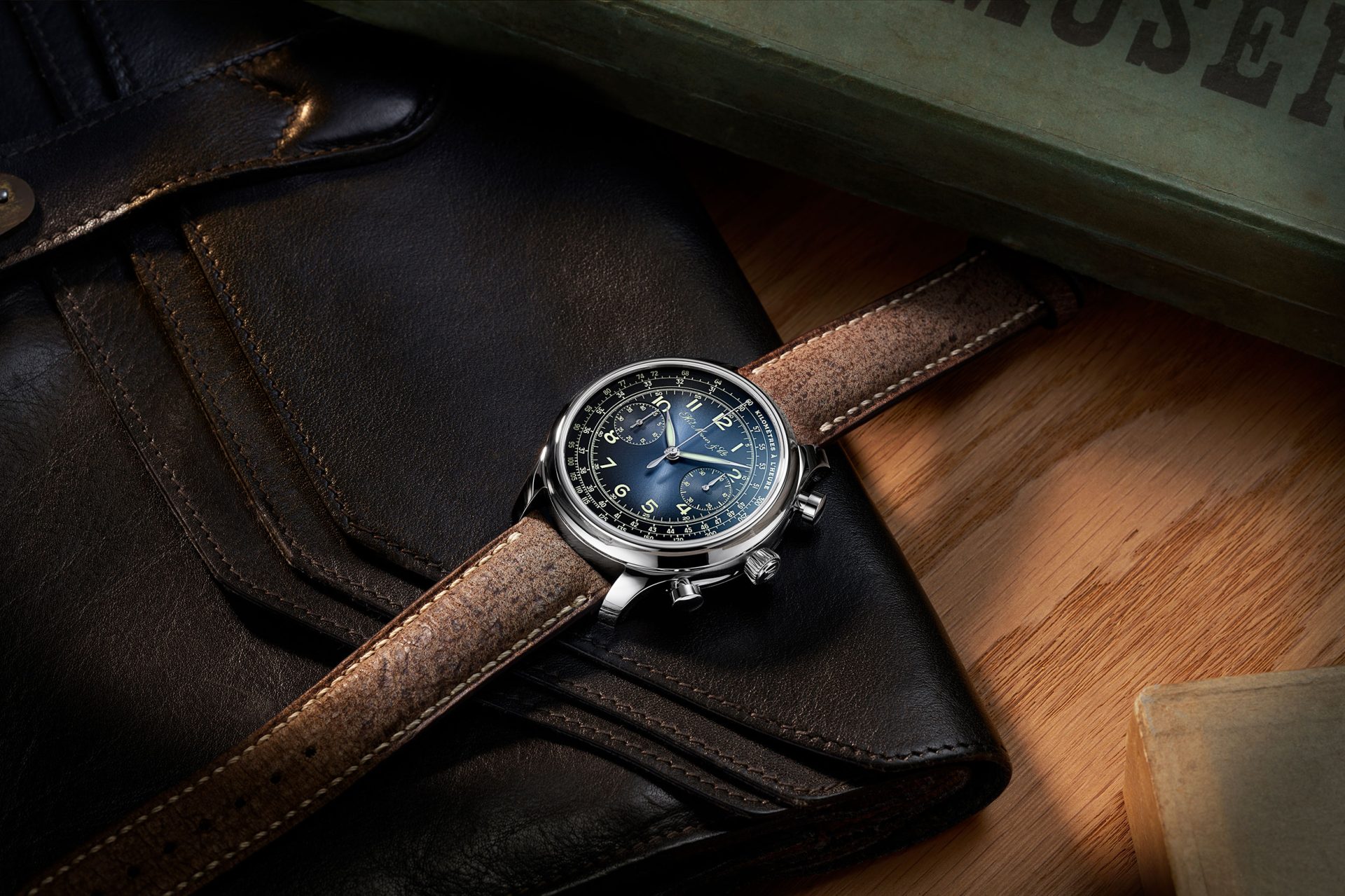 Endeavour Chronograph Compax, la colaboración de Moser con Massena