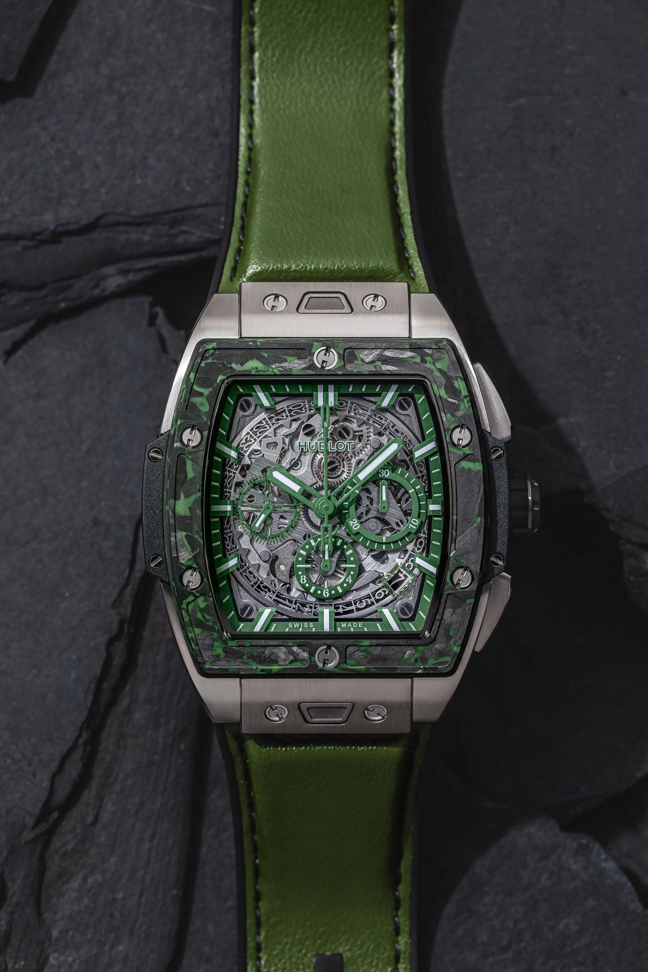 Hublot Spirit of Big Bang Titanium Green Carbon Mexico 1