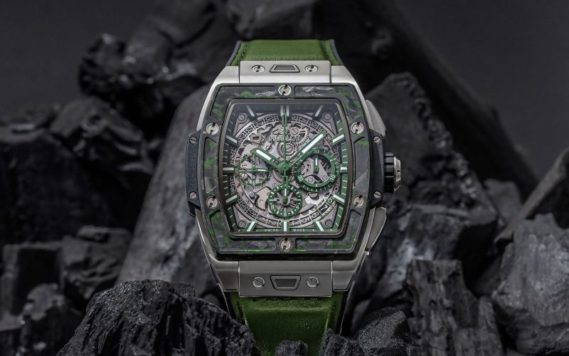 Hublot Spirit of Big Bang Titanium Green Carbon Mexico 2