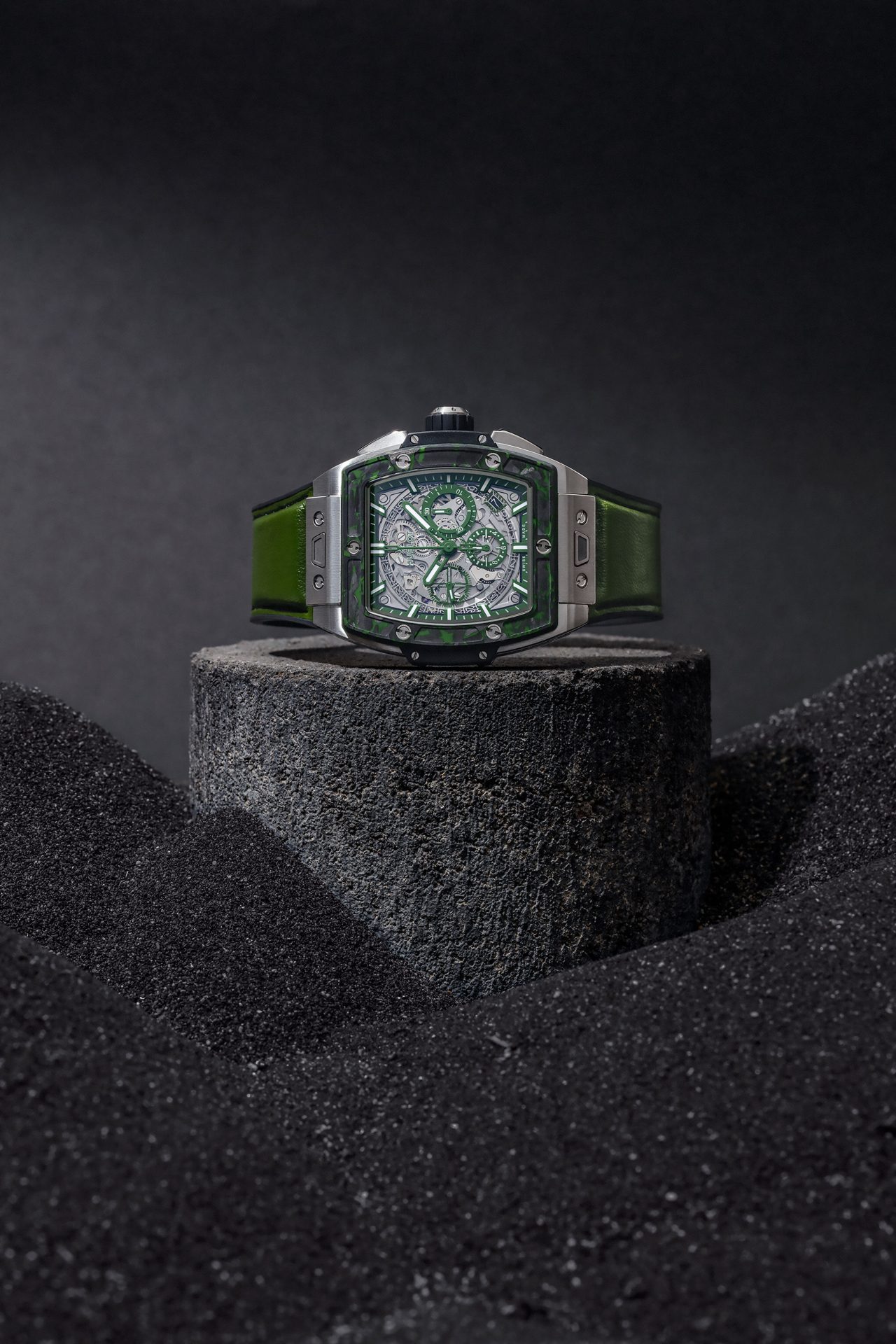 Hublot Spirit of Big Bang Titanium Green Carbon Mexico 7