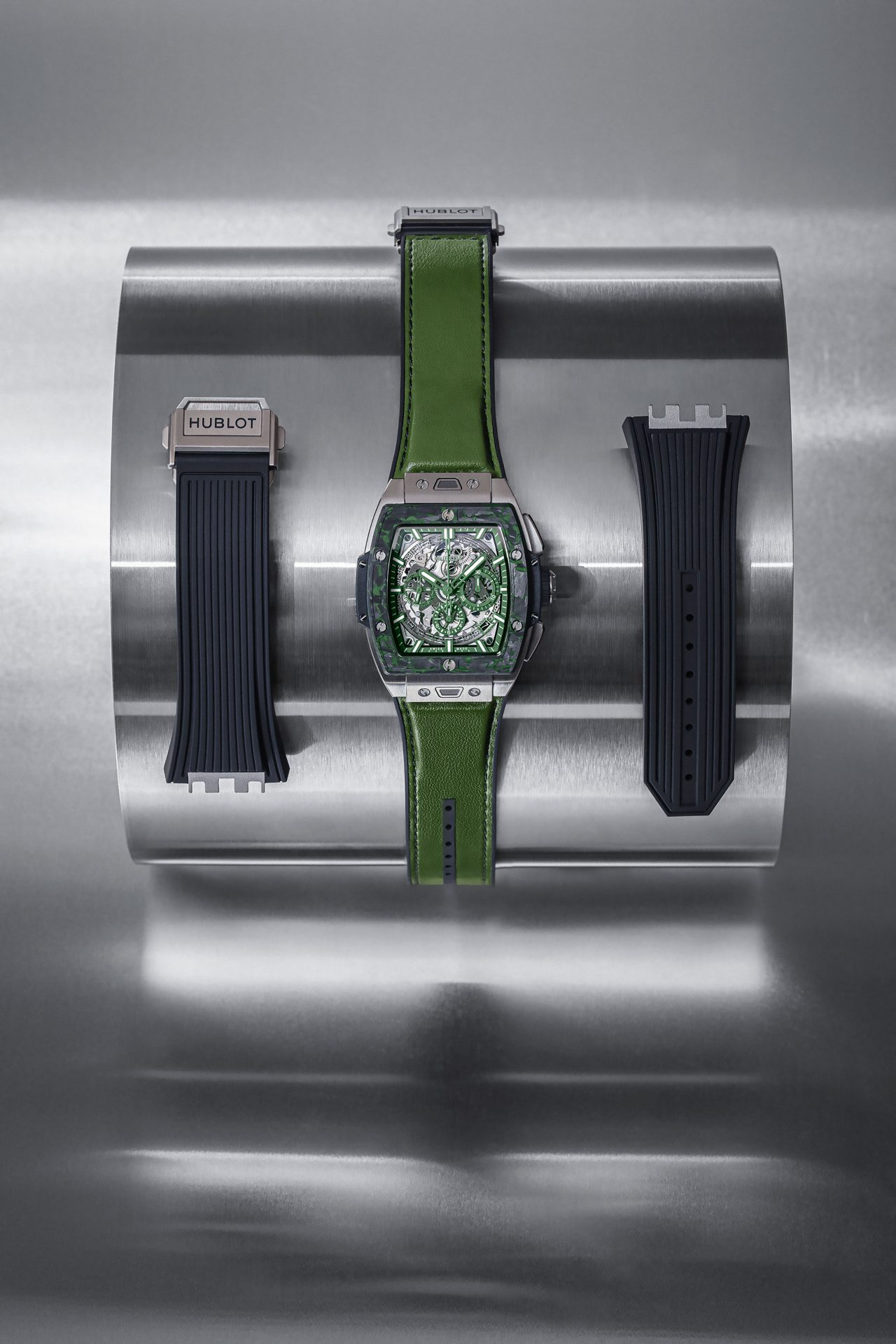 HUBLOT Spirit of Big Bang Titanium Green Carbon Mexico J Tornare