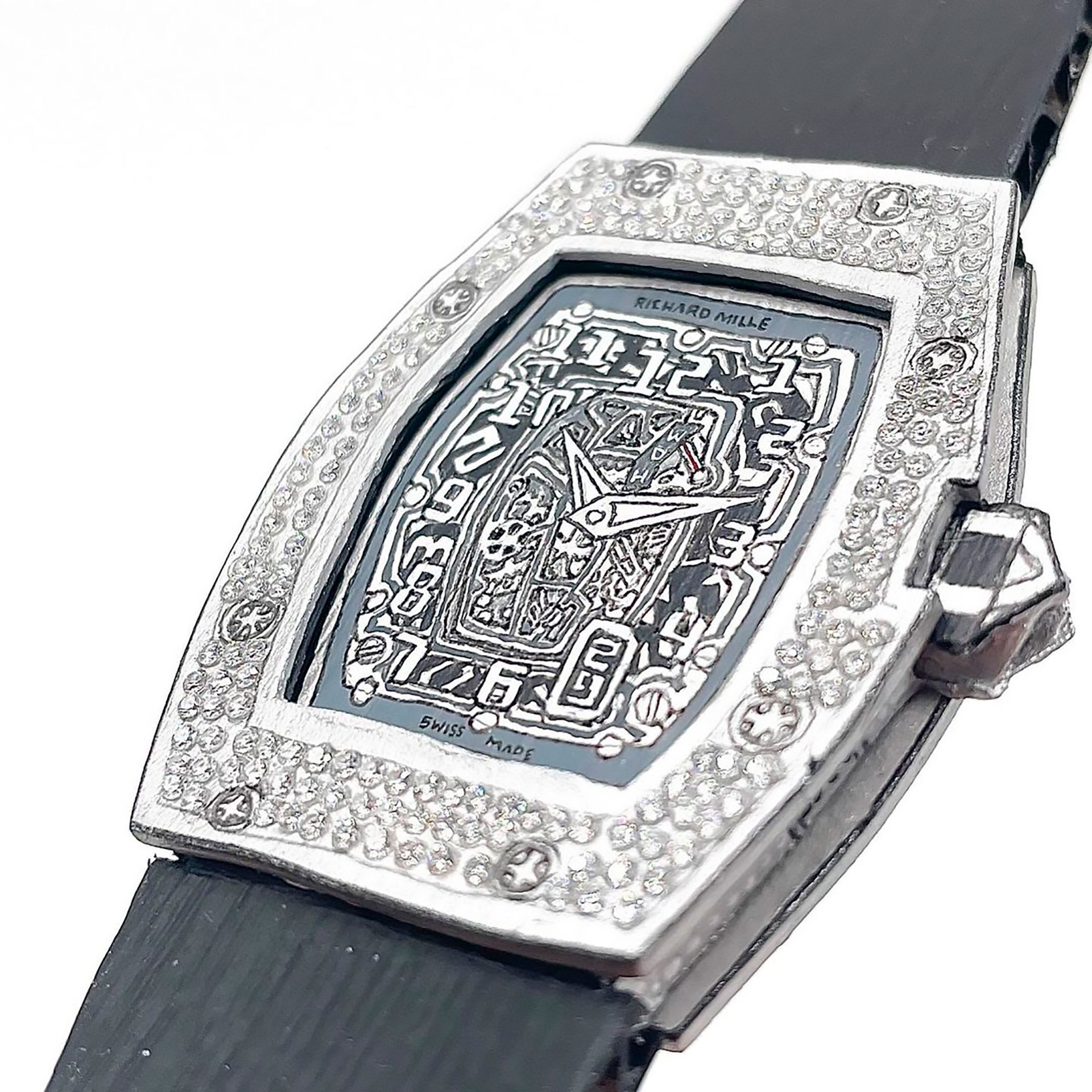 Richard Mille de cartón y diamantes. 