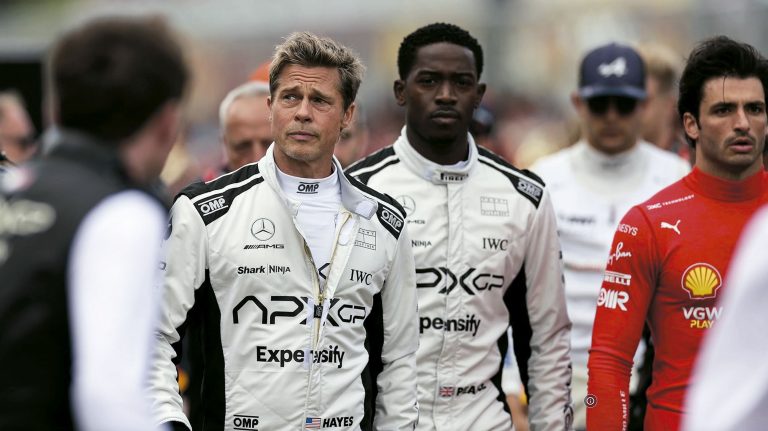 Brad Pitt Formula 1