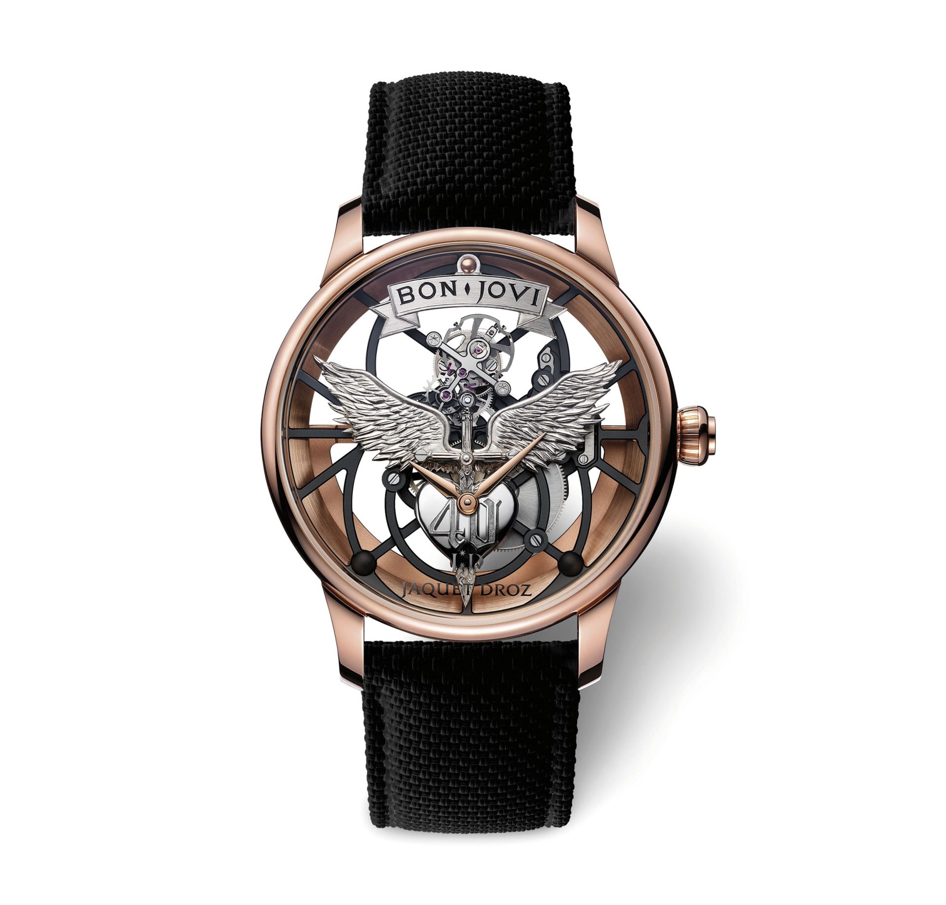 Jaquet Droz TOURBILLON-SKELET-RED-GOLD---BON-JOVI---FRONT