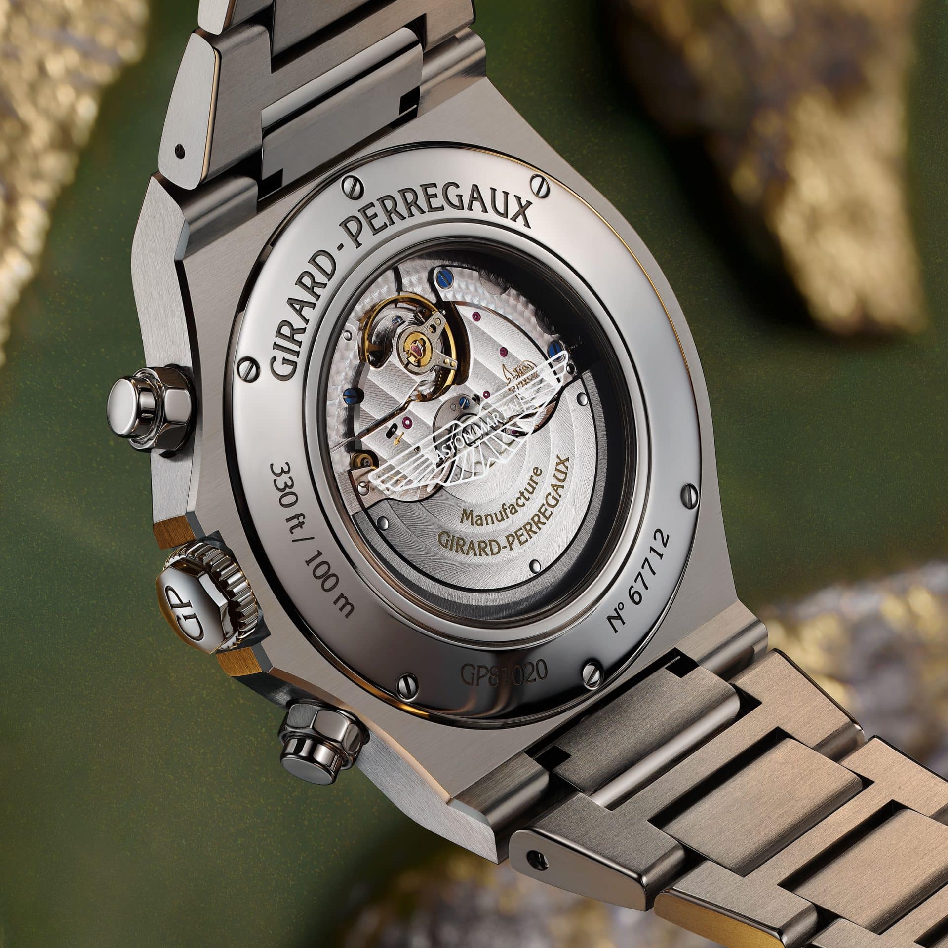 Girard Perregaux Laureato Chronograph Aston Martin Edition caseback 1