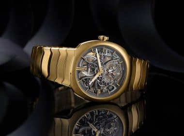 H. Moser Streamliner Tourbillon Skeleton oro amarillo side
