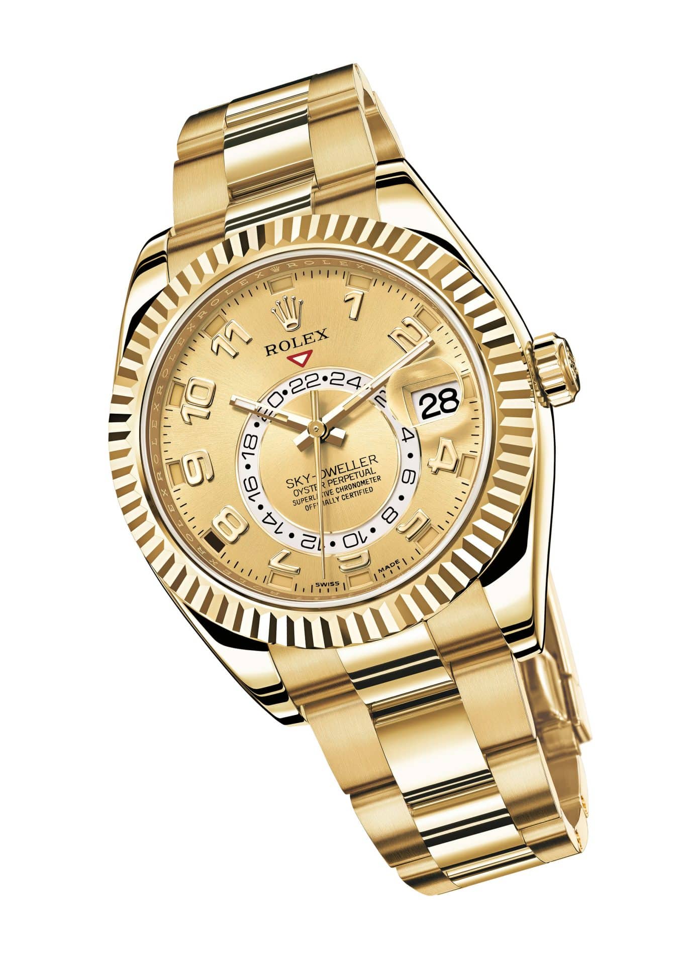 Sky-Dweller de Rolex en oro amarillo