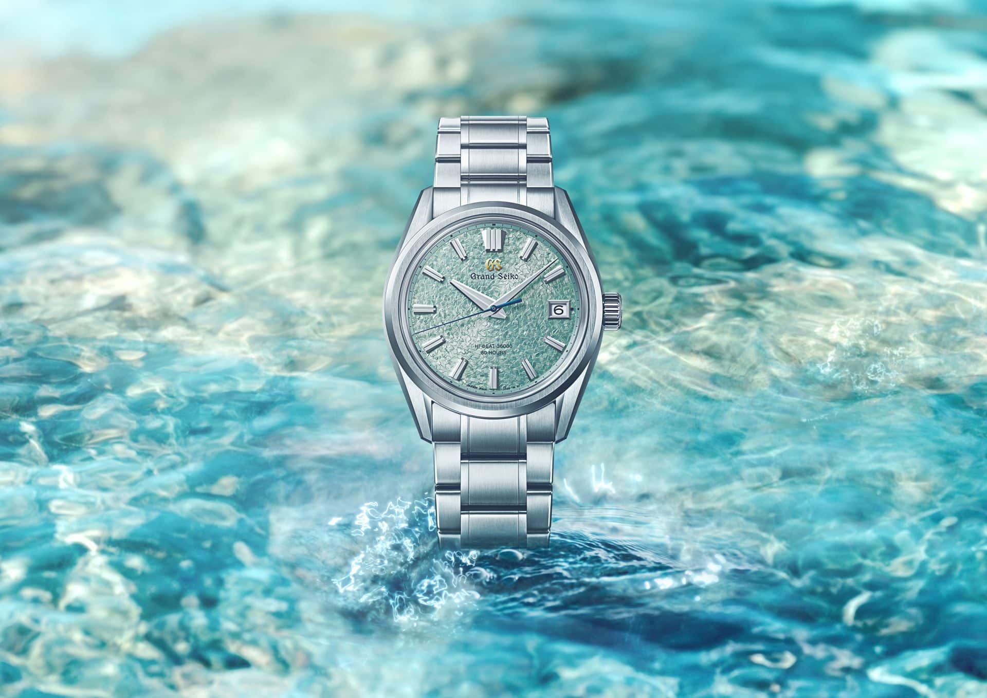 Grand Seiko SLGH021 con esfera verde. 