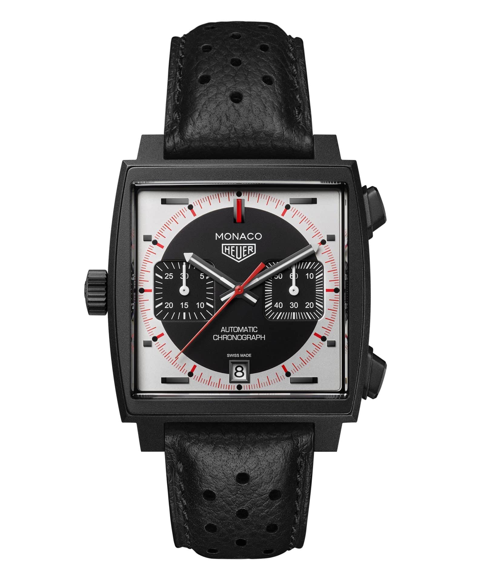 Frente del TAG Heuer Monaco Chronograph Stopwatch