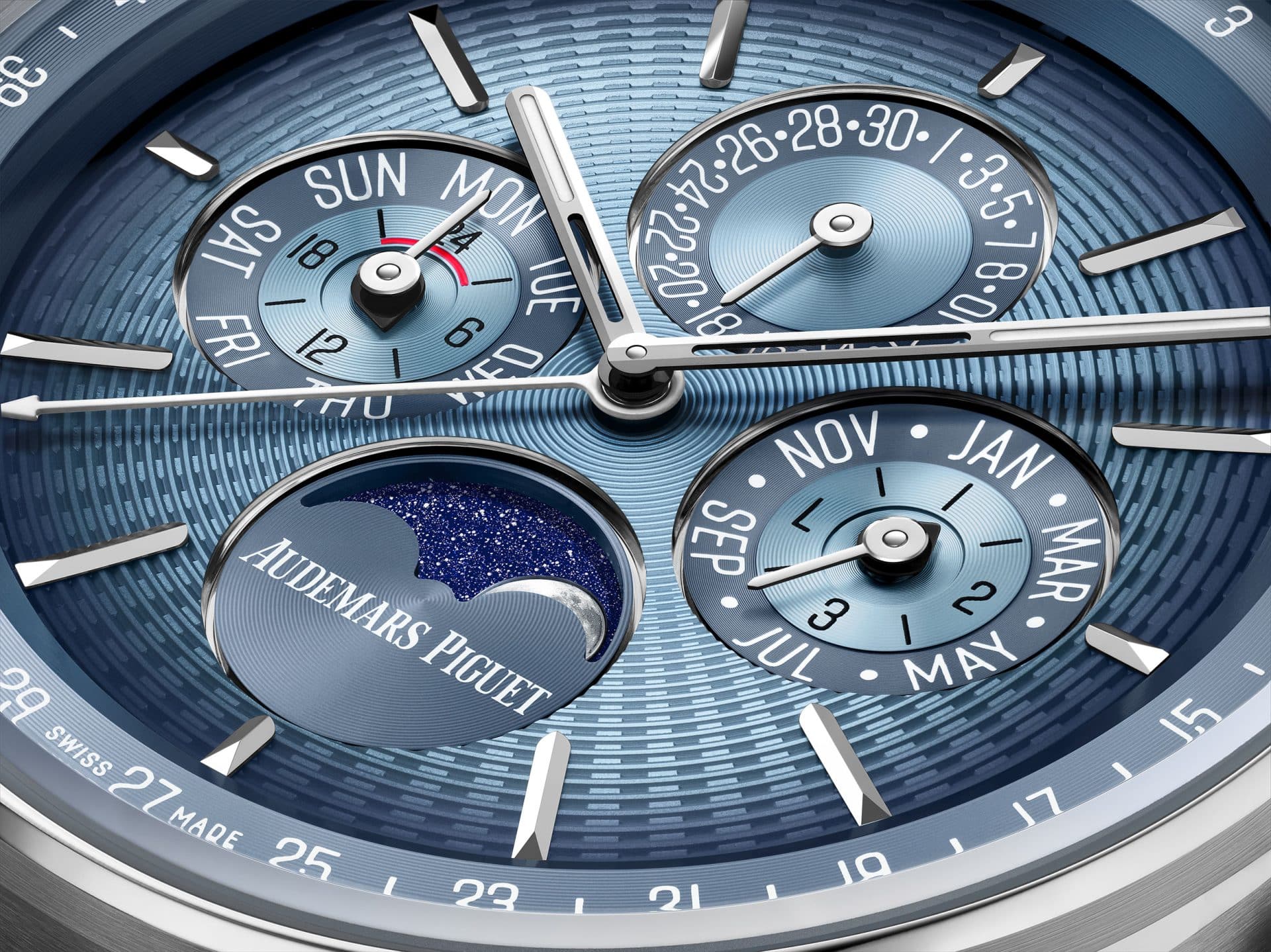 Esfera del Audemars Piguet Code 11.59 Calendario Perpetuo.
