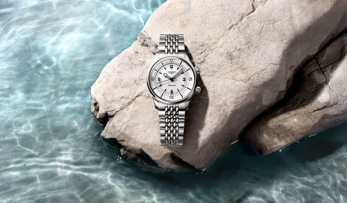 Longines Legend Diver con esfera blanca