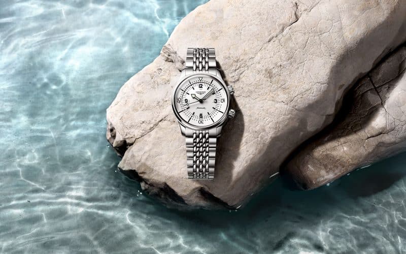 Longines Legend Diver con esfera blanca