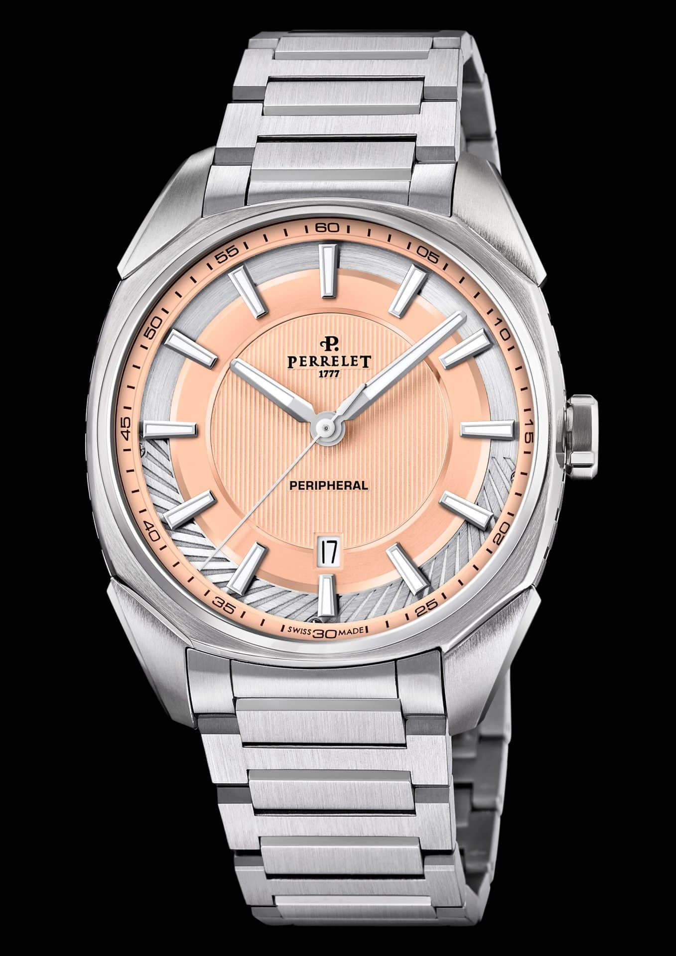 Perrelet LAB Peripheral 3 Hands & Date con brazalete