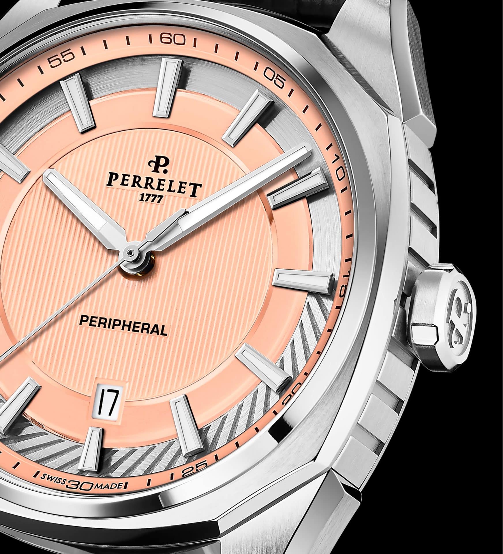 Detalle Perrelet LAB Peripheral 3 Hands & Date