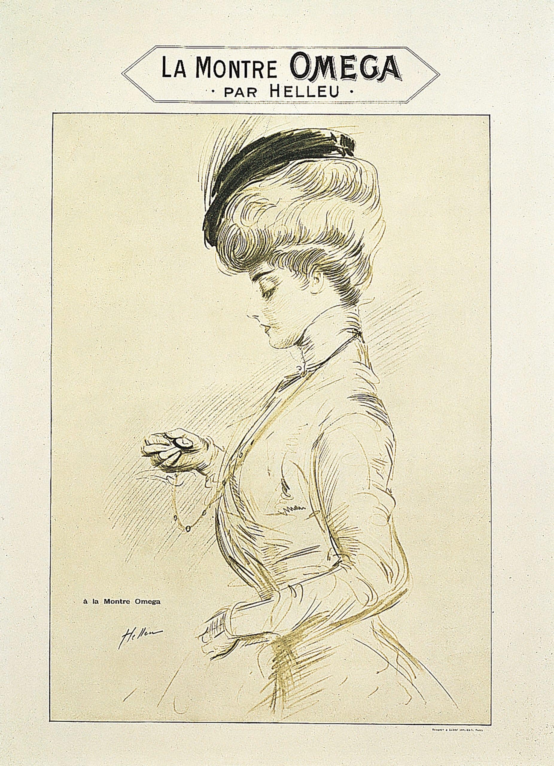 Una ilustración de Omega de 1899