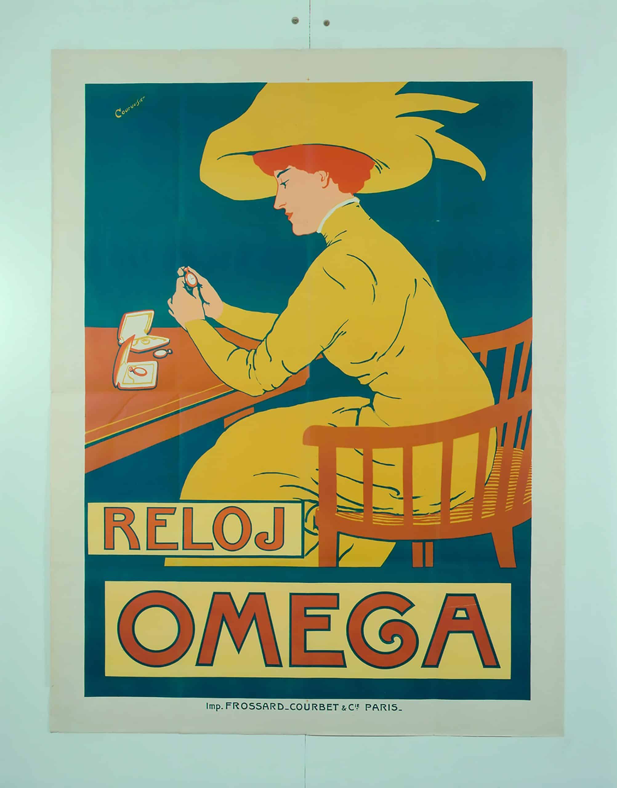 Un póster de Omega circa 1900