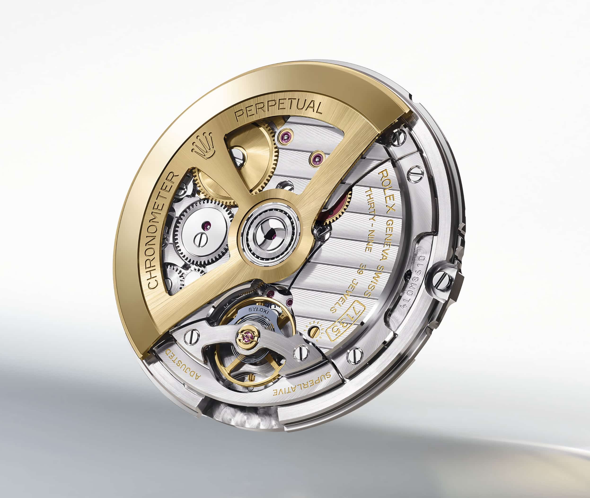 Calibre 7135 del Rolex Oyster Perpetual Land-Dweller