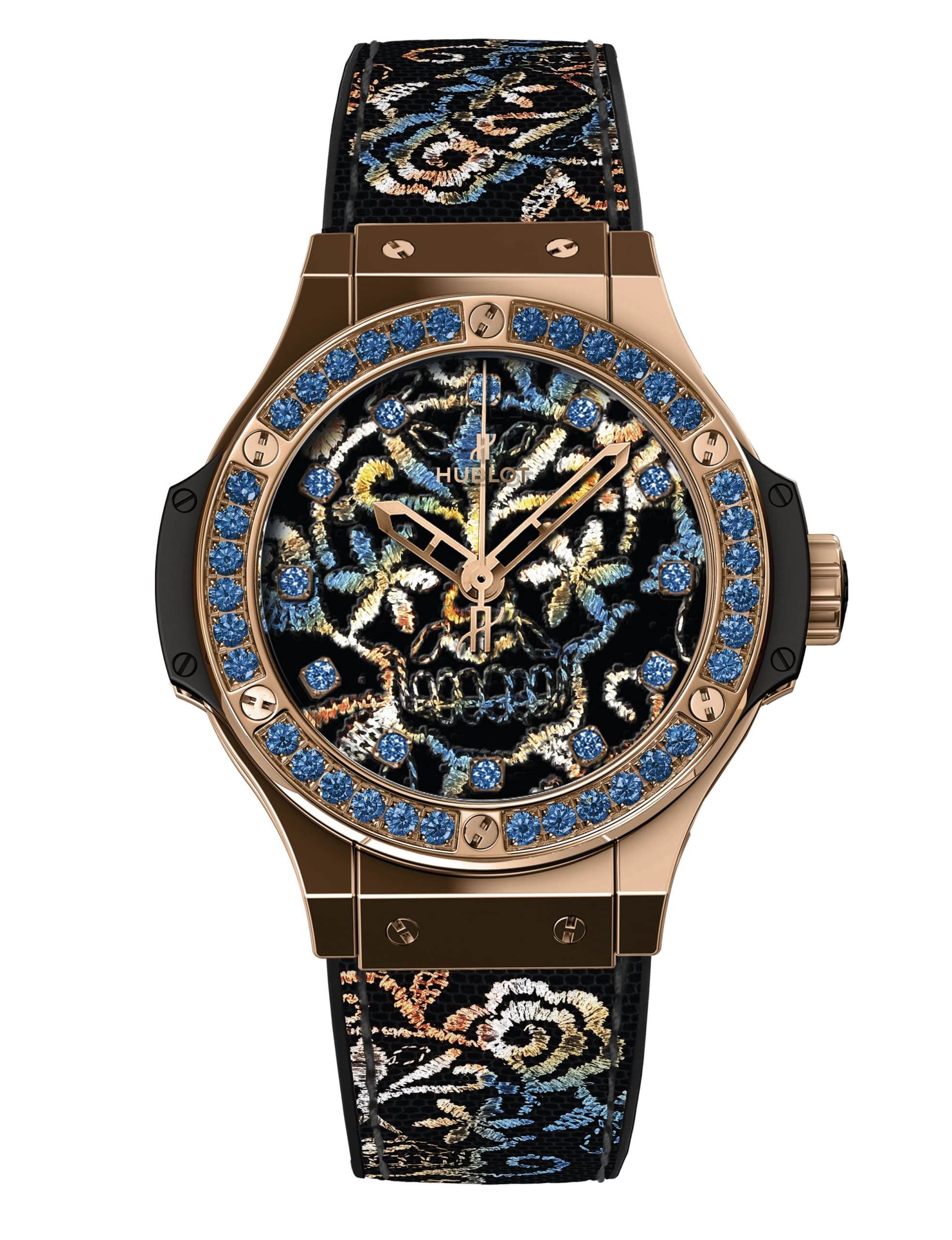 Hublot Big Bang Broderie Sugar Skull Gold